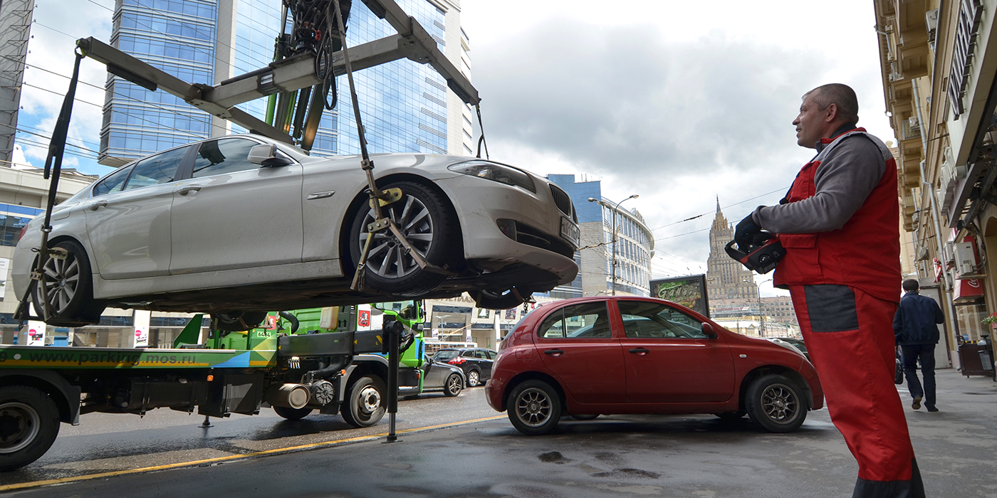 Фото процесса эвакуации 