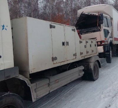 Грузовая эвакуация в Екатеринбурге: грузовик, пострадавший в аварии
